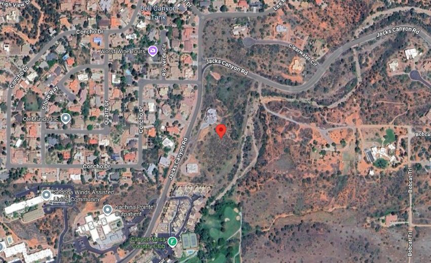 Residential Lot For Sale In Sedona Map - Arizona Property For Sale