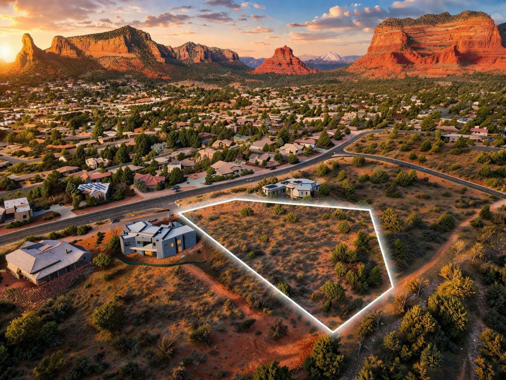 Sedona property for sale with endless views of red rock mountains